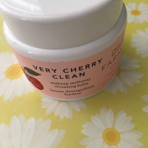 Farmacy Very Cherry Clean makeup cleansing balm.